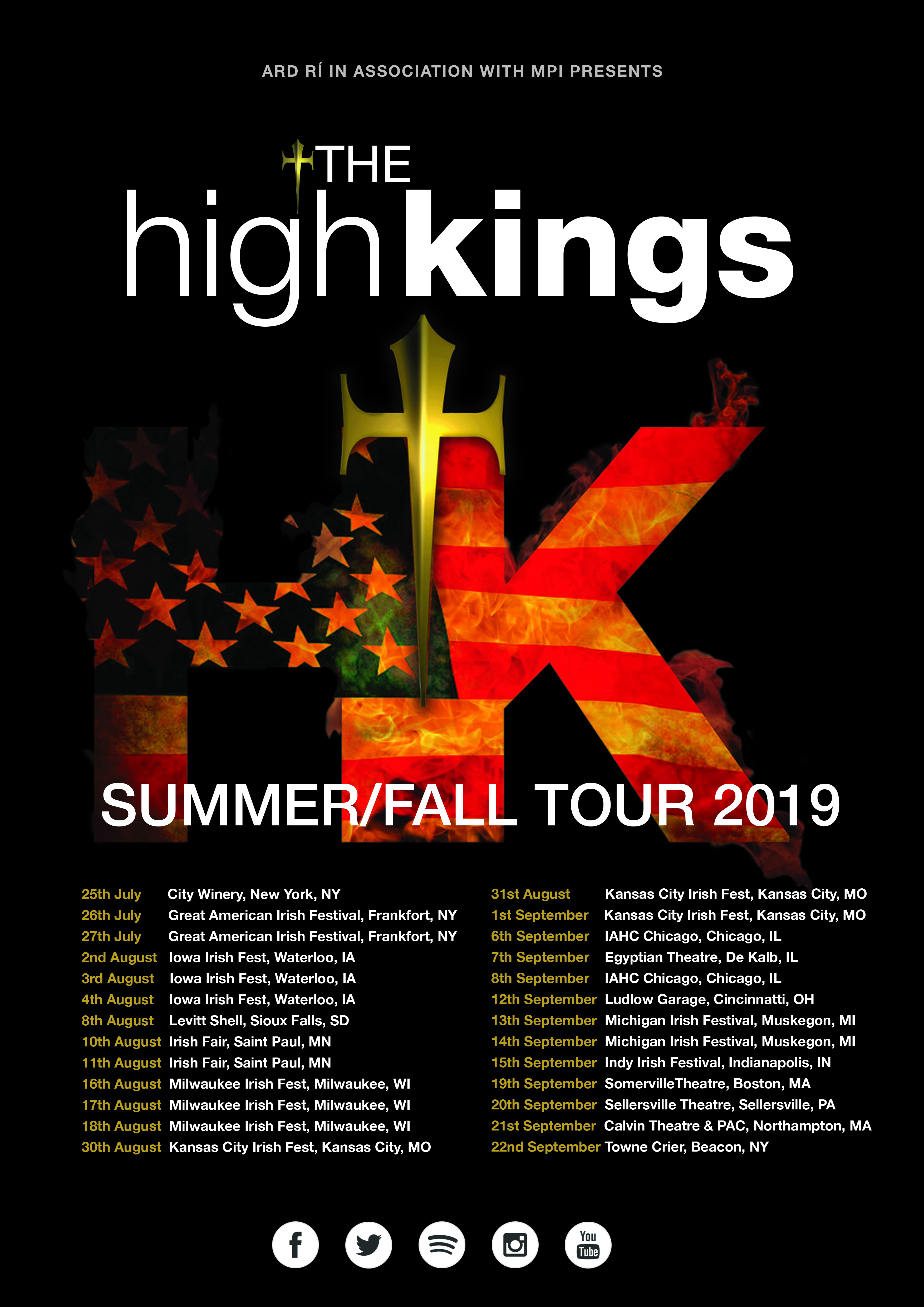 high kings american tour