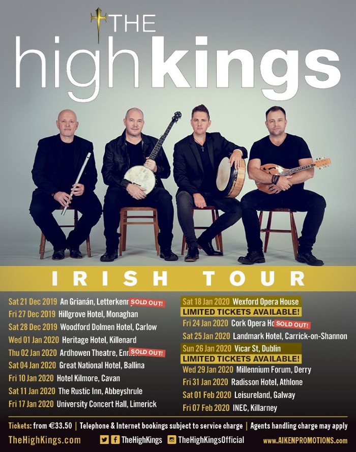 high kings tour ireland 2022