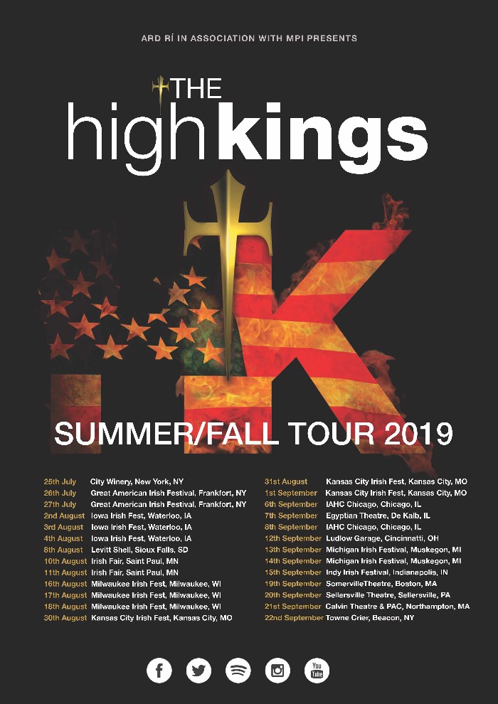 High Kings Tour 2025 Usa