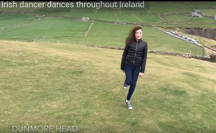 Caterina Dances Around Ireland with The High Kings !