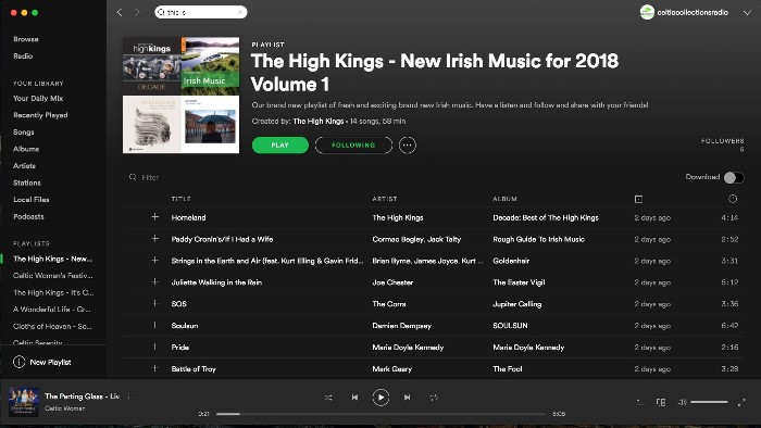New 2018 Spotify Playlist Selected by THK.