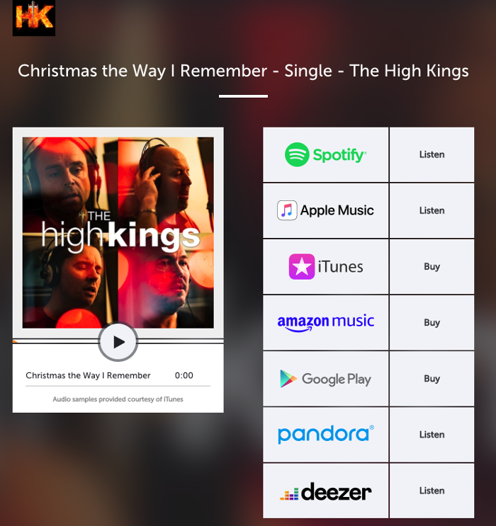 'Christmas the Way I Remember' Available now.