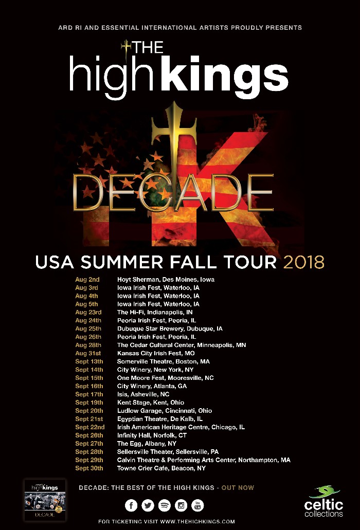 The High Kings Announce Summer Fall US Tour Date The High Kings Announce Summer Fall US Tour Date