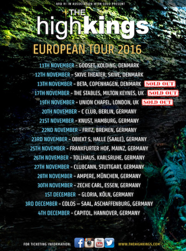 New European Tour Dates Announced