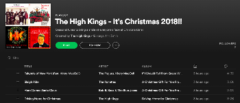 The High Kings 2018 Christmas Playlist