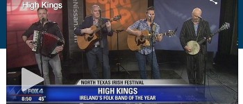 The High Kings perform live on US TV.