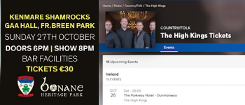 The High Kings - Two Irish Shows This Week