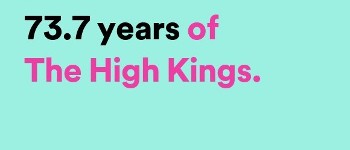 The HIgh Kings combined listening on Spotify in 2016 comes to over 73 years !!!