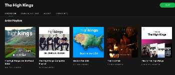 The High Kings Playlists.