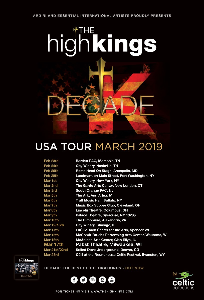high kings american tour